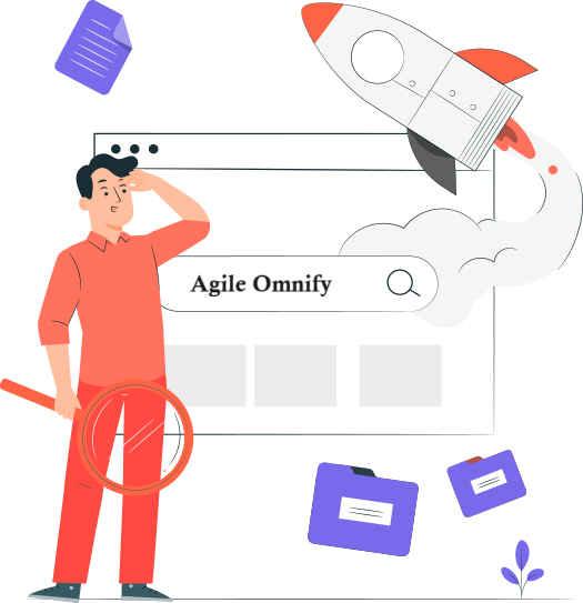 Agile Omnify product management illustration